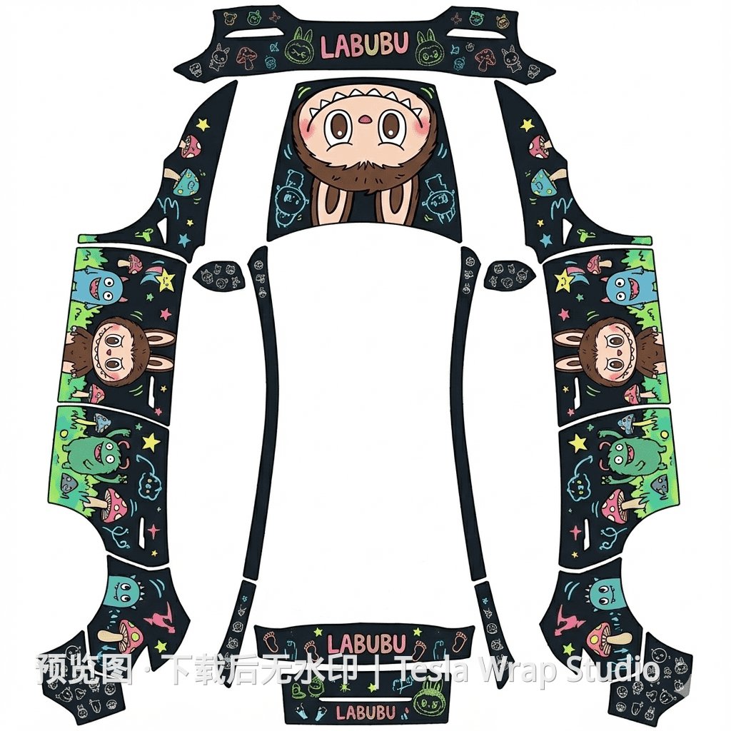 Labubu 主题 - Model Y (2025+) Standard