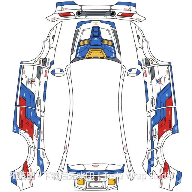 高达 Gundam 主题 - Model Y (2025+) Standard