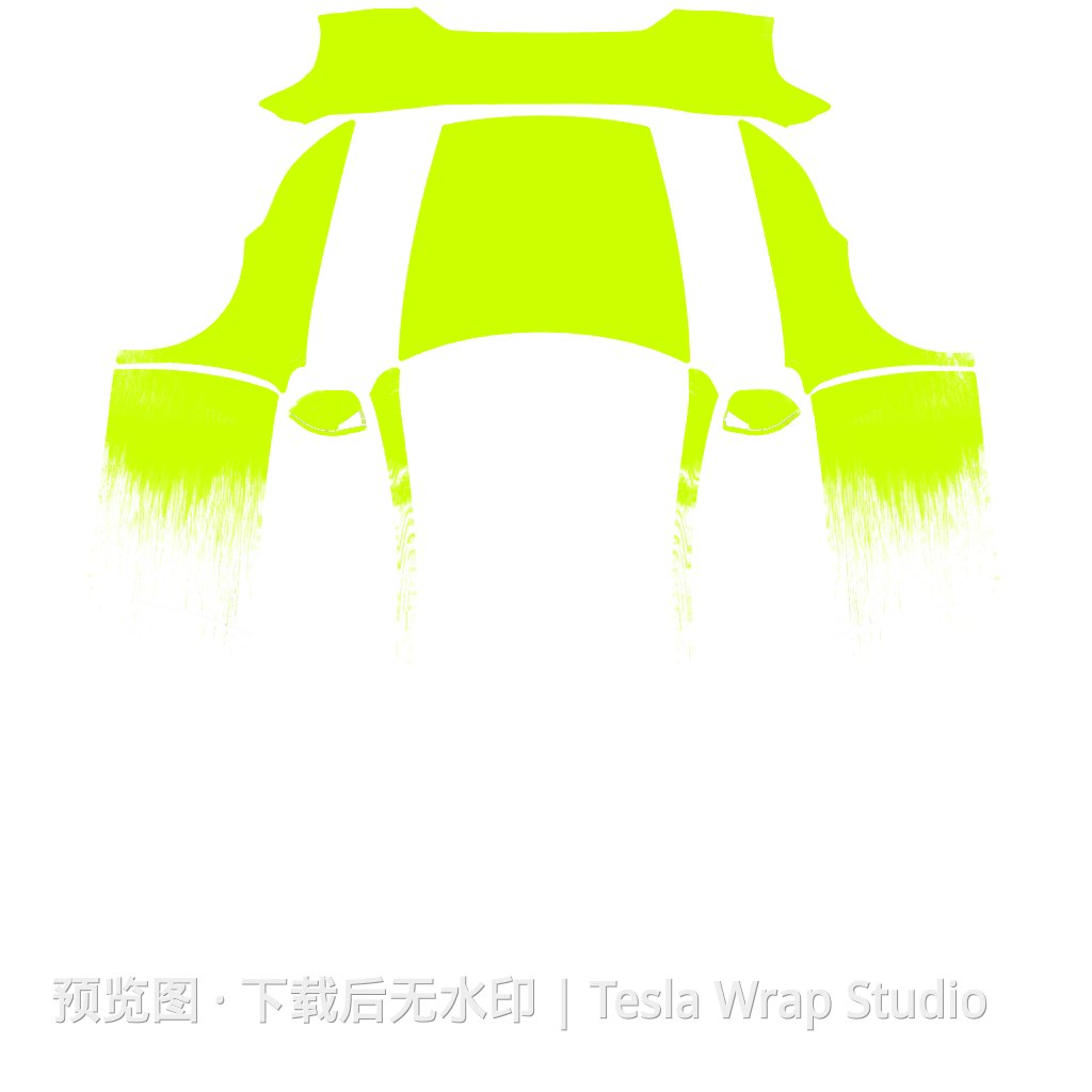 Model Y 2025 Standard Toybox 外观模板 - Model Y (2025+) Standard 特斯拉喷漆车间模板
