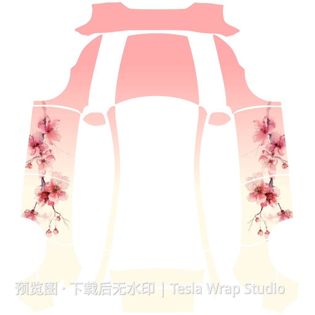 Model Y (2025+) Standard #4894 外观模板 - Model Y (2025+) Standard 特斯拉喷漆车间模板