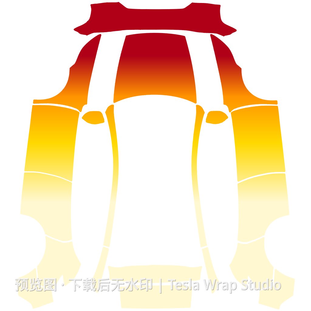 Model Y (2025+) Standard #6141 外观模板 - Model Y (2025+) Standard 特斯拉喷漆车间模板