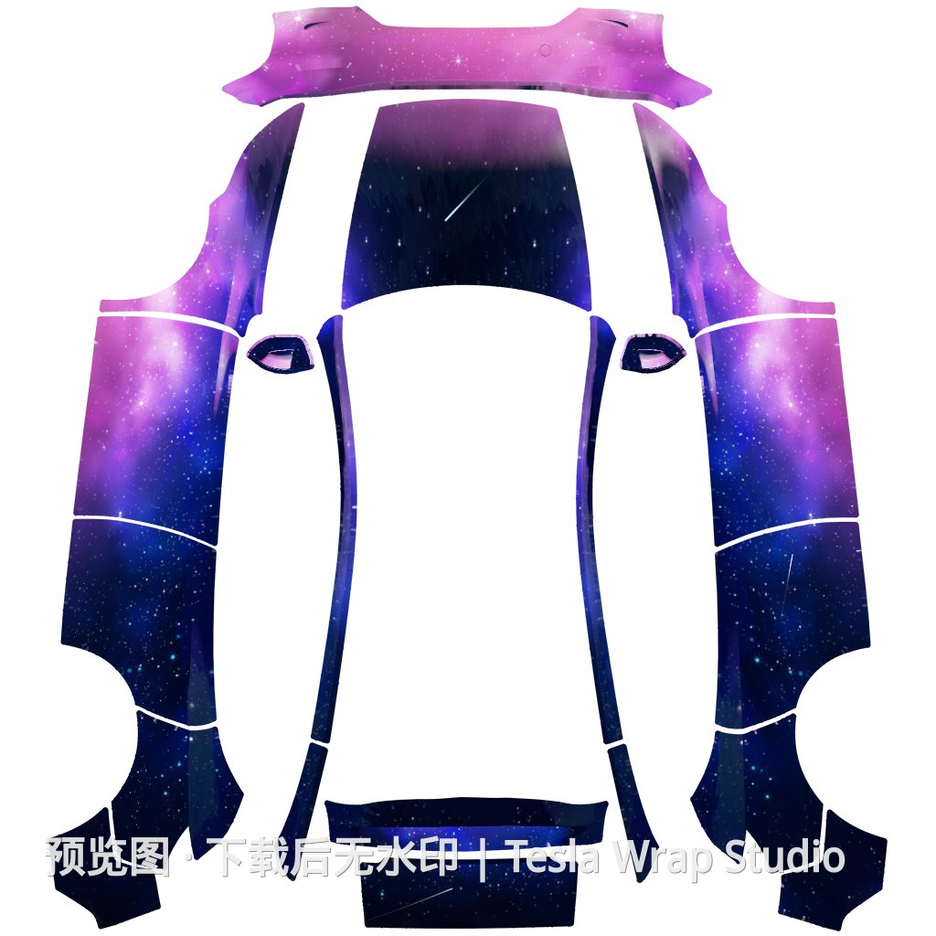 Model Y (2025+) Standard #5132 外观模板 - Model Y (2025+) Standard 特斯拉喷漆车间模板
