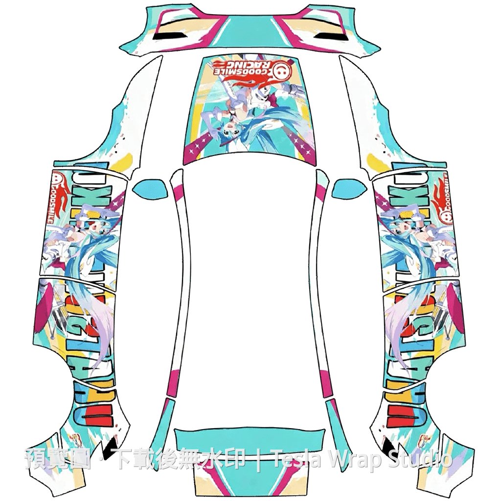初音未來主題 2 - Model Y (2025+) Standard