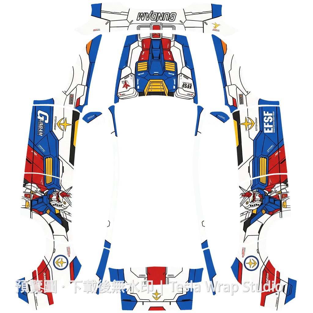 Gundam 主題 - Model Y (2025+) Standard