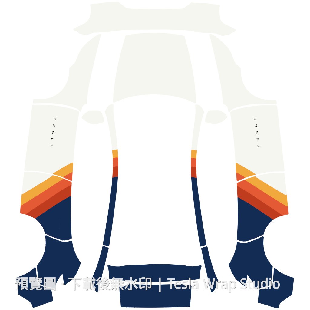 Model Y 2025 通用車體外觀範本