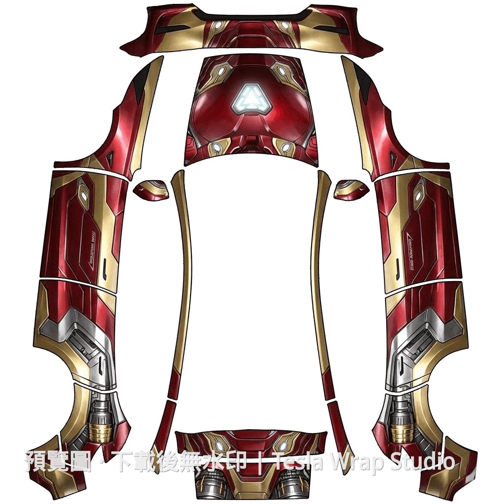 新版 Iron Man 主題 - Model Y (2025+) Standard