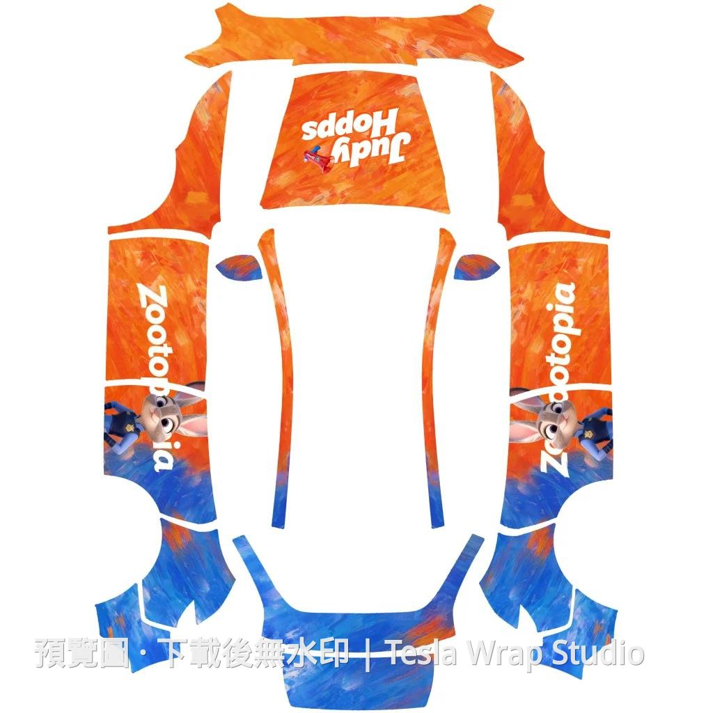 茱蒂主題 - Model Y (2025+) Standard