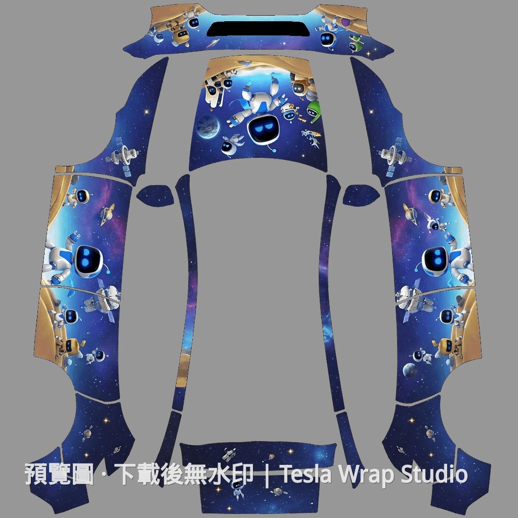 Sony 宇宙機器人遊戲主題風 - Model Y (2025+) Standard