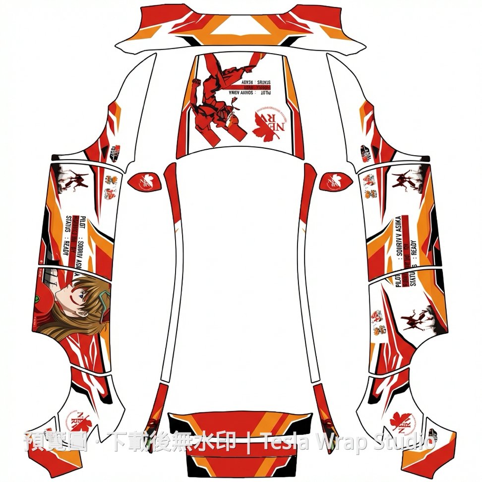 Model Y 2025 Wraps 資料夾範本