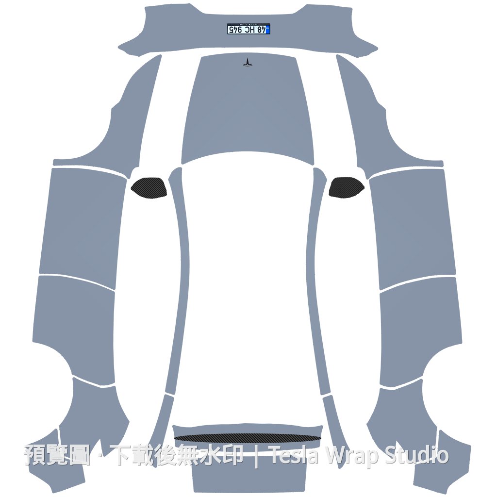 Model Y (2025+) Standard 編號 #8413 自訂範本