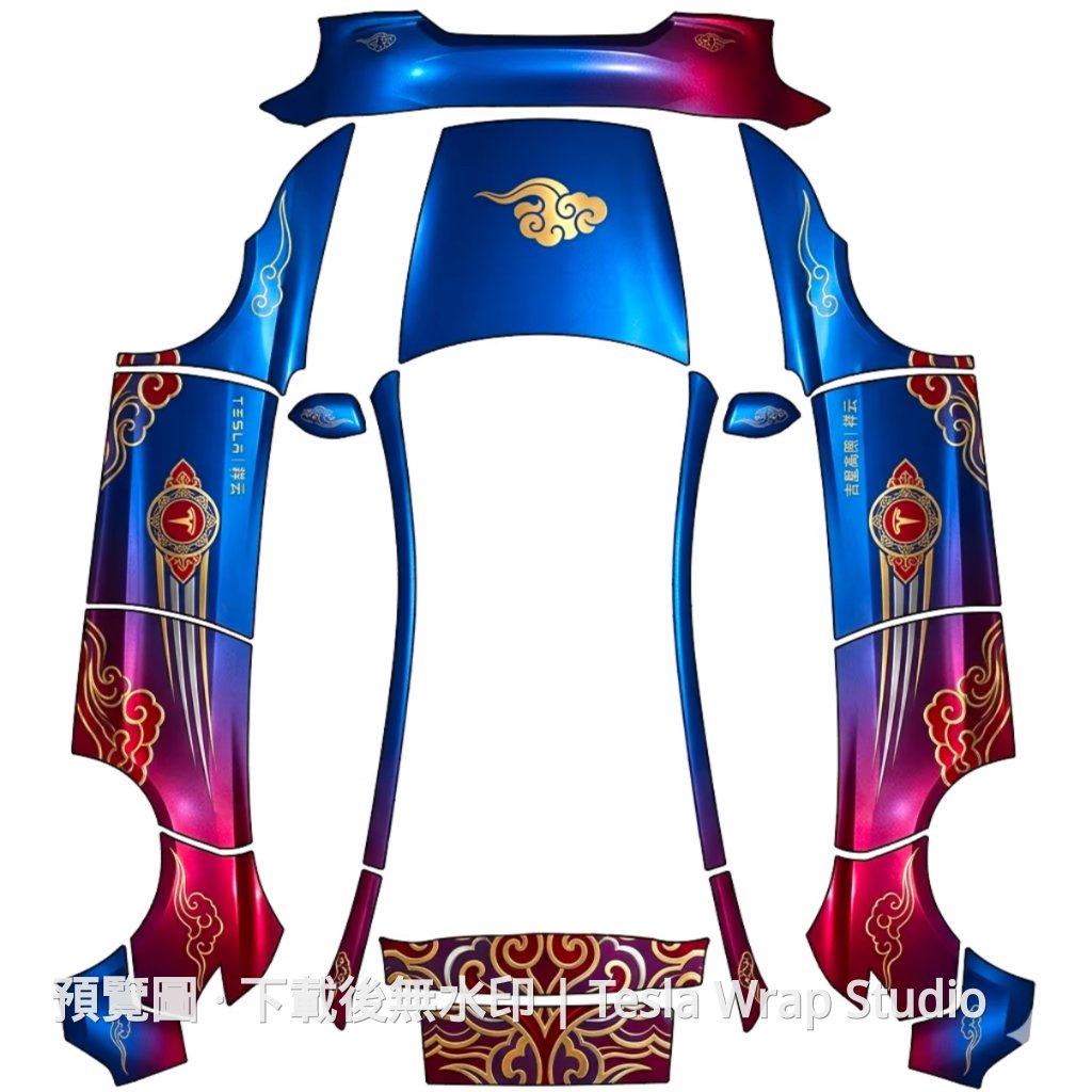 祥雲主題 - Model Y (2025+) Standard