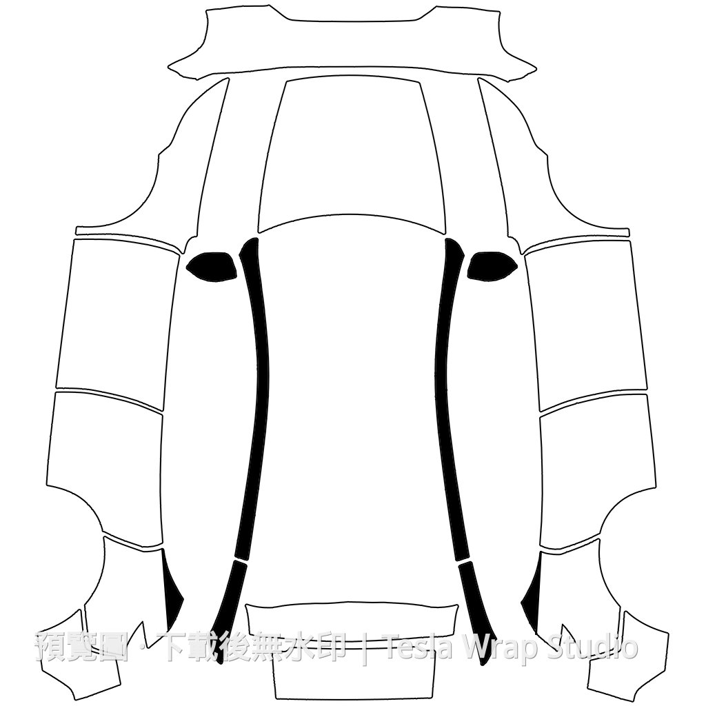 Model Y (2025+) Standard #4261 車體外觀範本