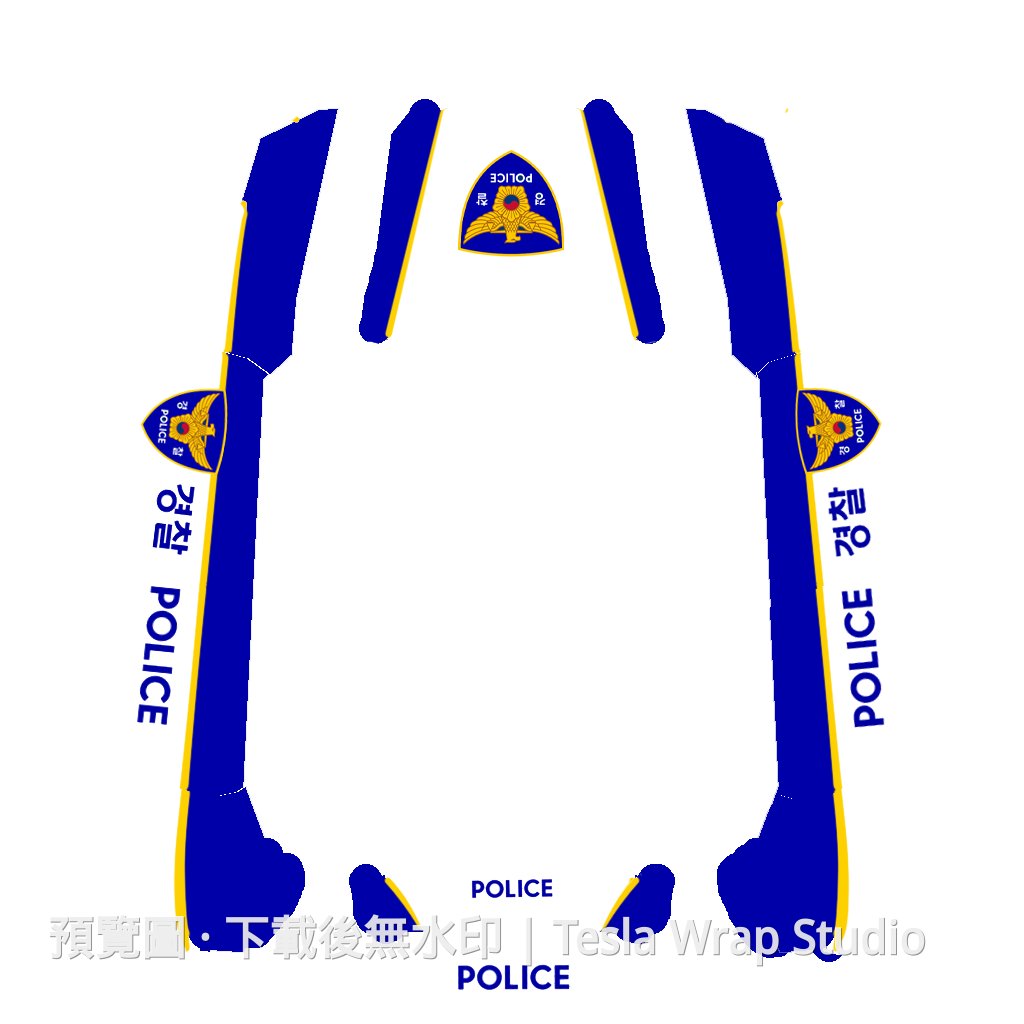Model Y (2025+) Standard 編號 #9203 自訂範本