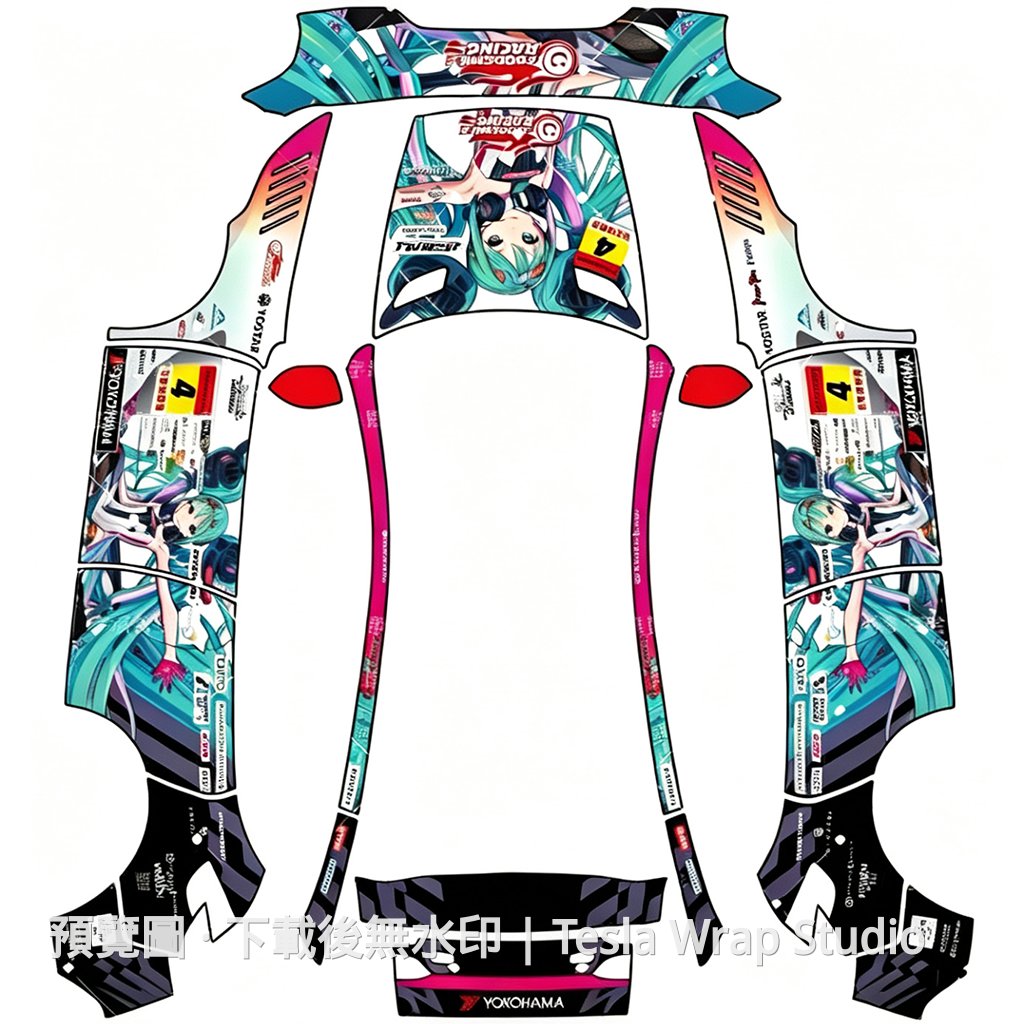 初音主題 - Model Y (2025+) Standard