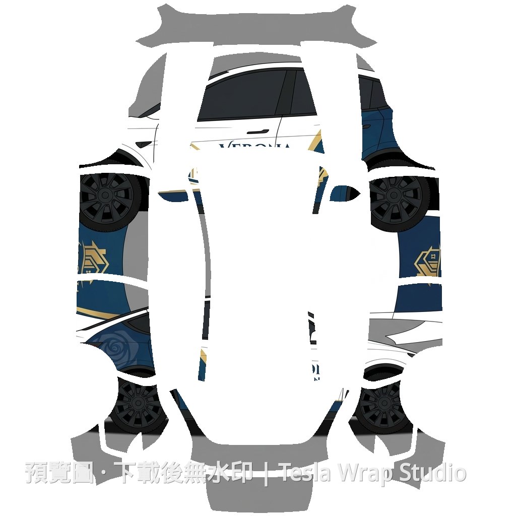 Model Y (2025+) 自訂範本