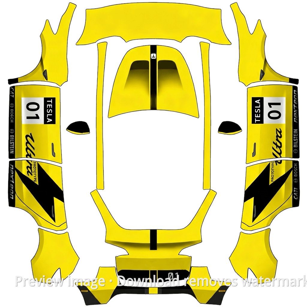 Xiaomi Theme Model Y Wrap Template