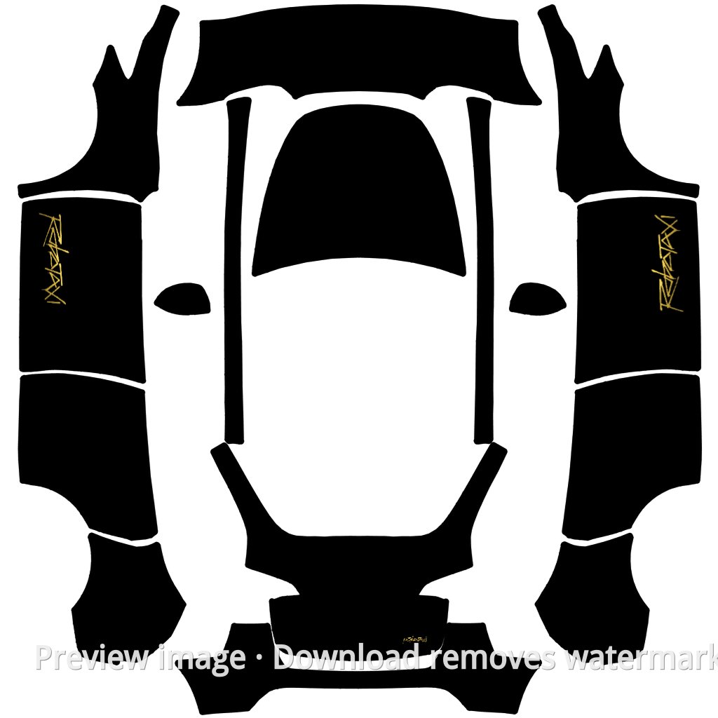 Y1903 Model Y Wrap Template