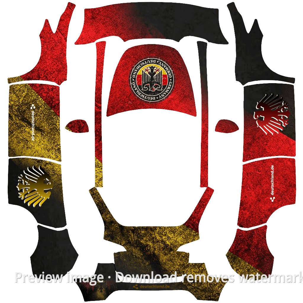 Country Theme Model Y Wrap Template