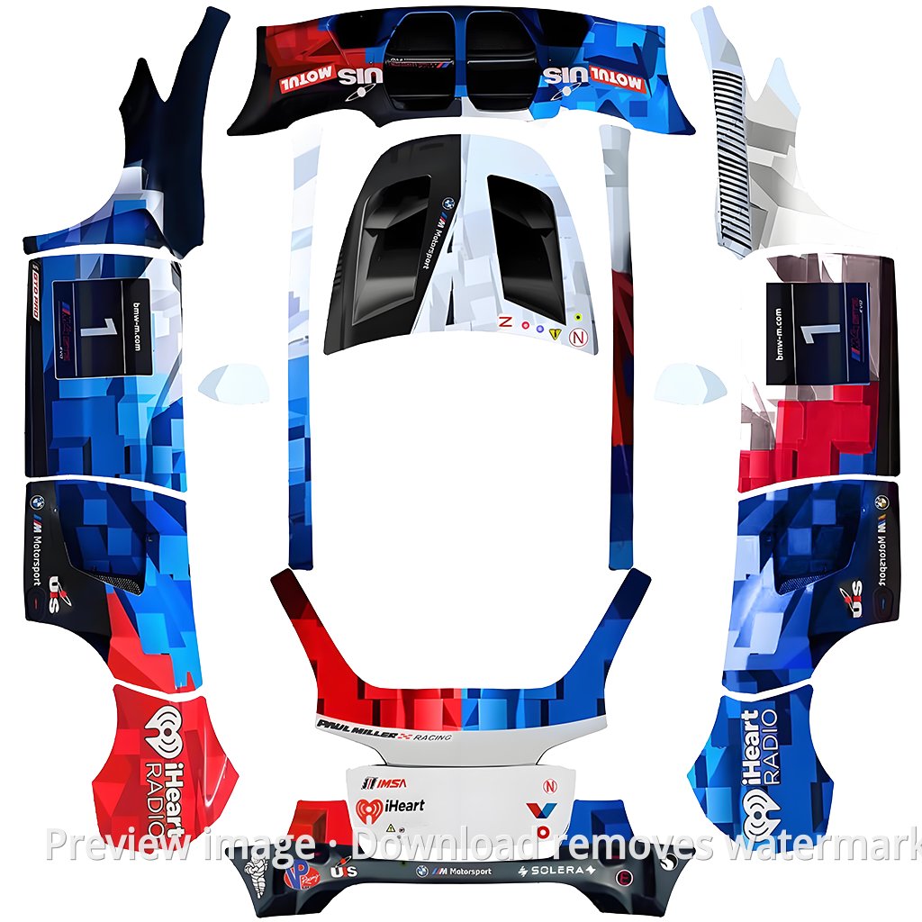 BMW Super Racing Livery - Model Y