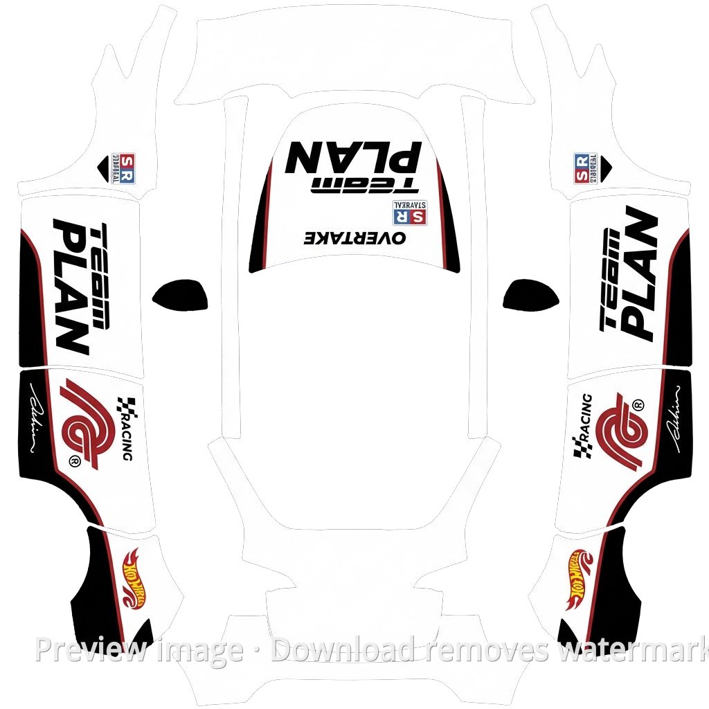 Model Y Che Wrap Template