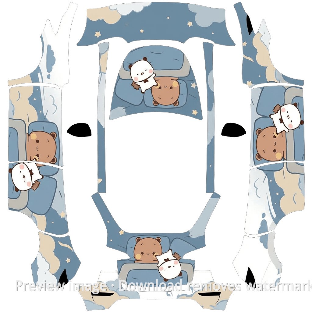 Legacy Model Y Wrap Template