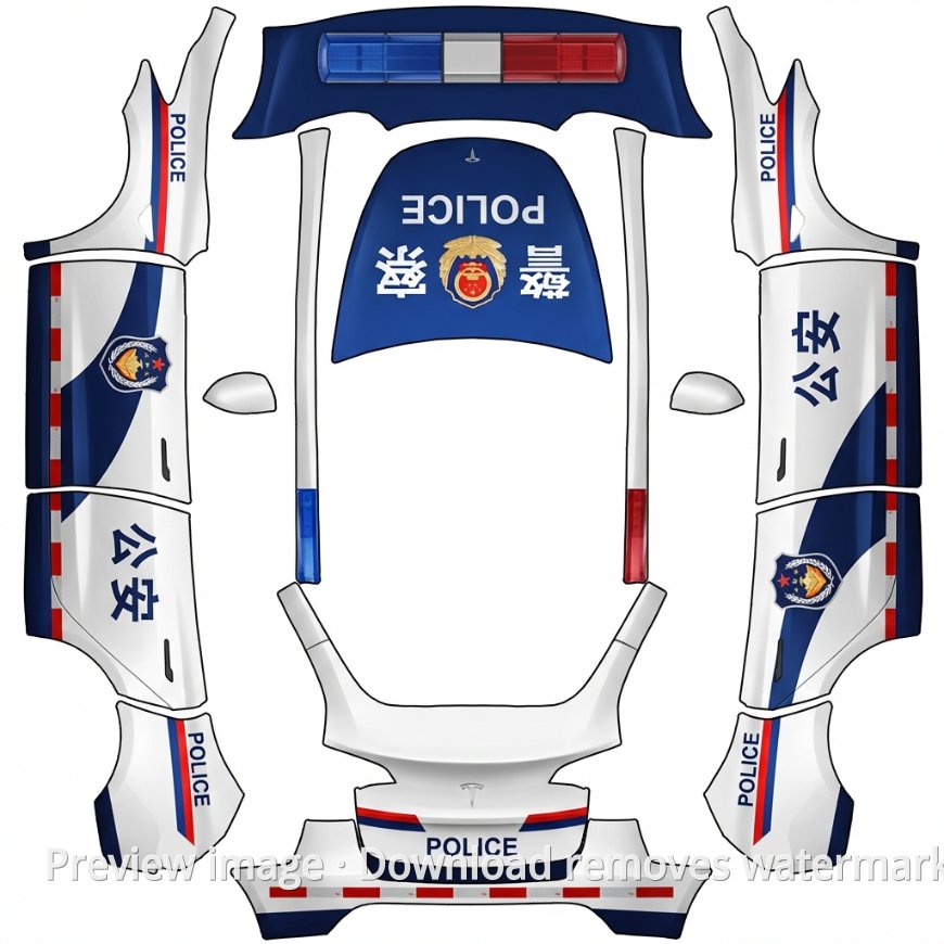 Police Theme - Model Y