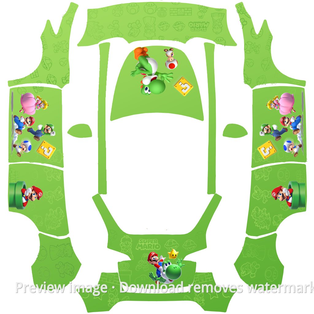 Mario Yoshi Theme - Model Y