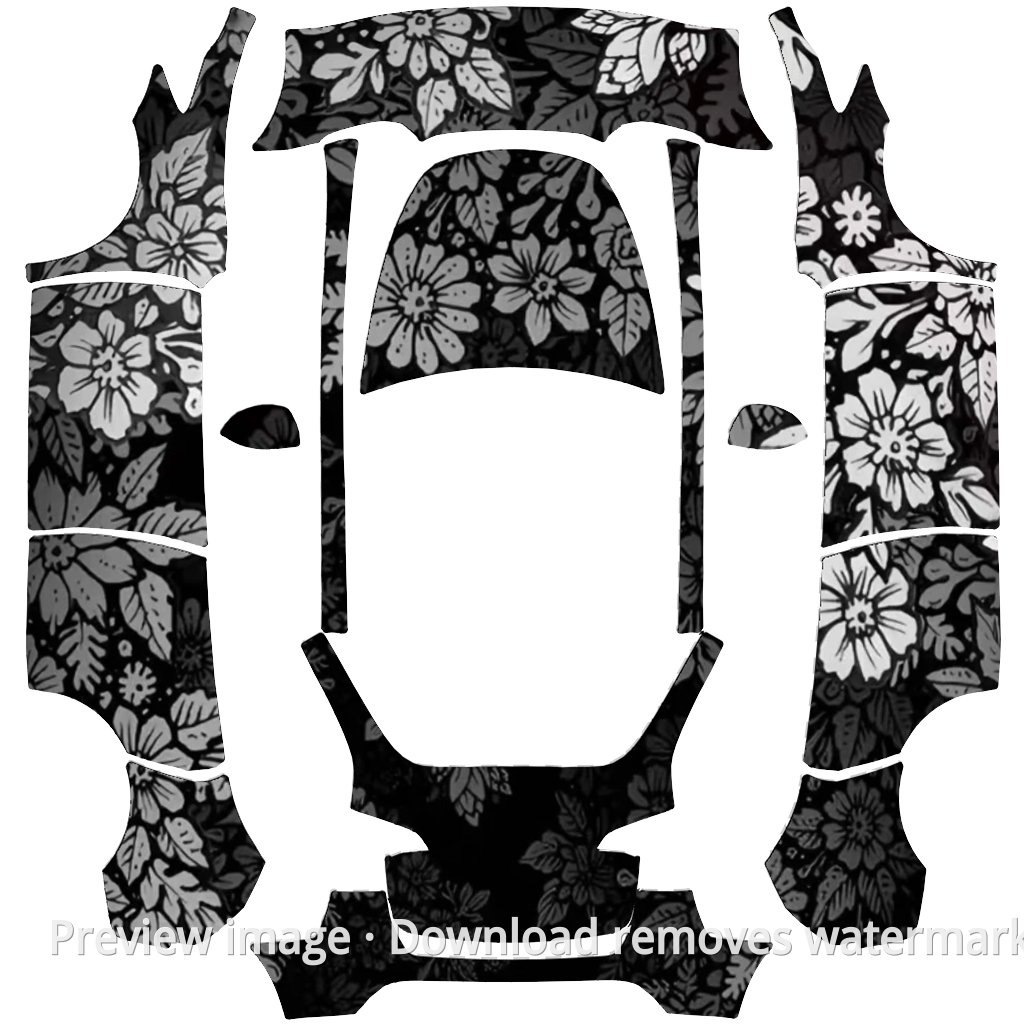 Good-Looking Pattern Model Y Wrap Template