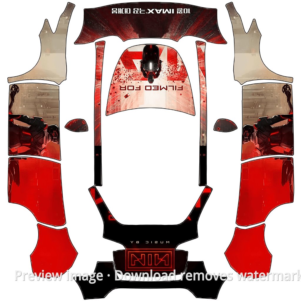 CHUANG02 Model Y Wrap Template