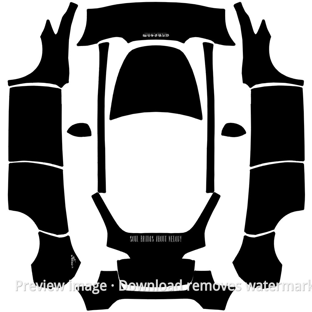 Black Blues Theme - Model Y
