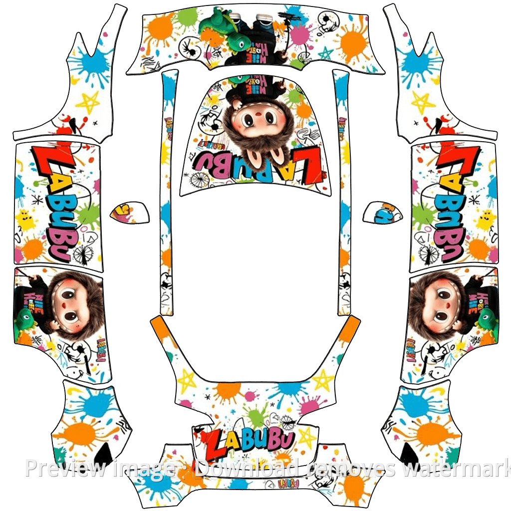 POP MART Labubu BB2 Theme - Model Y