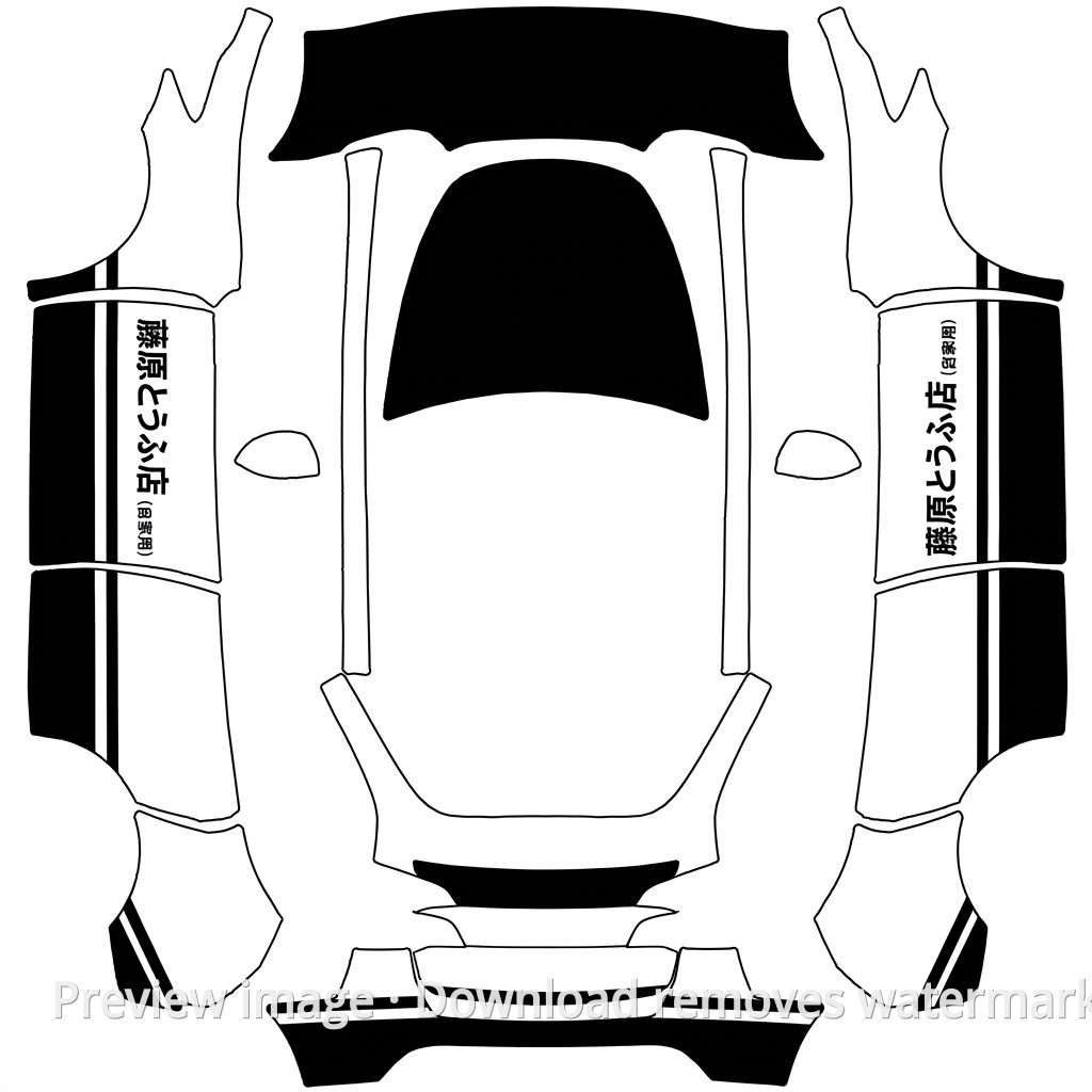 AE86 Fujiwara Tofu Shop Theme - Model Y