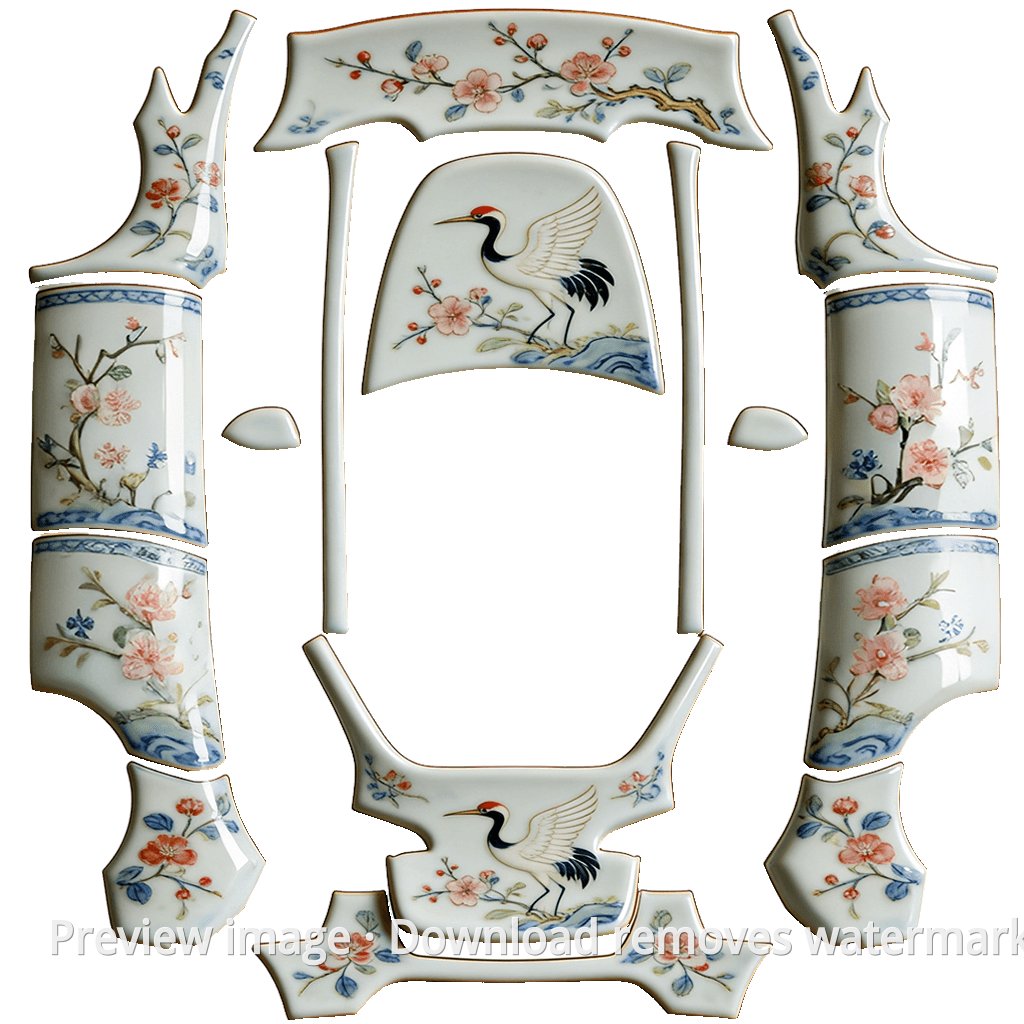 Crane Famille Rose Theme - Model Y