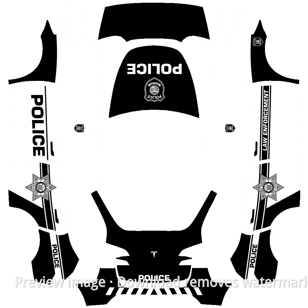 Police Star Theme - Model Y