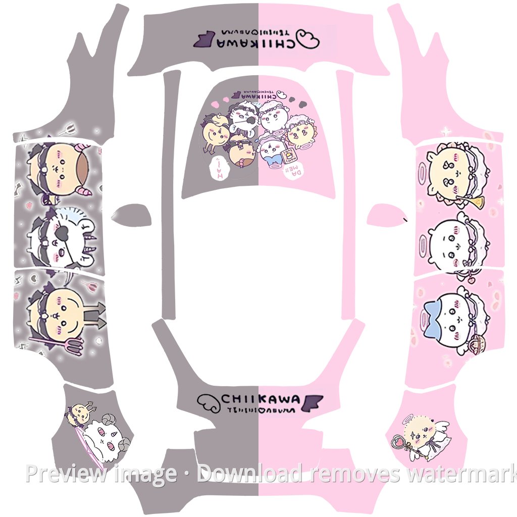 Chiikawa Angel and Devil Cute Theme - Model Y