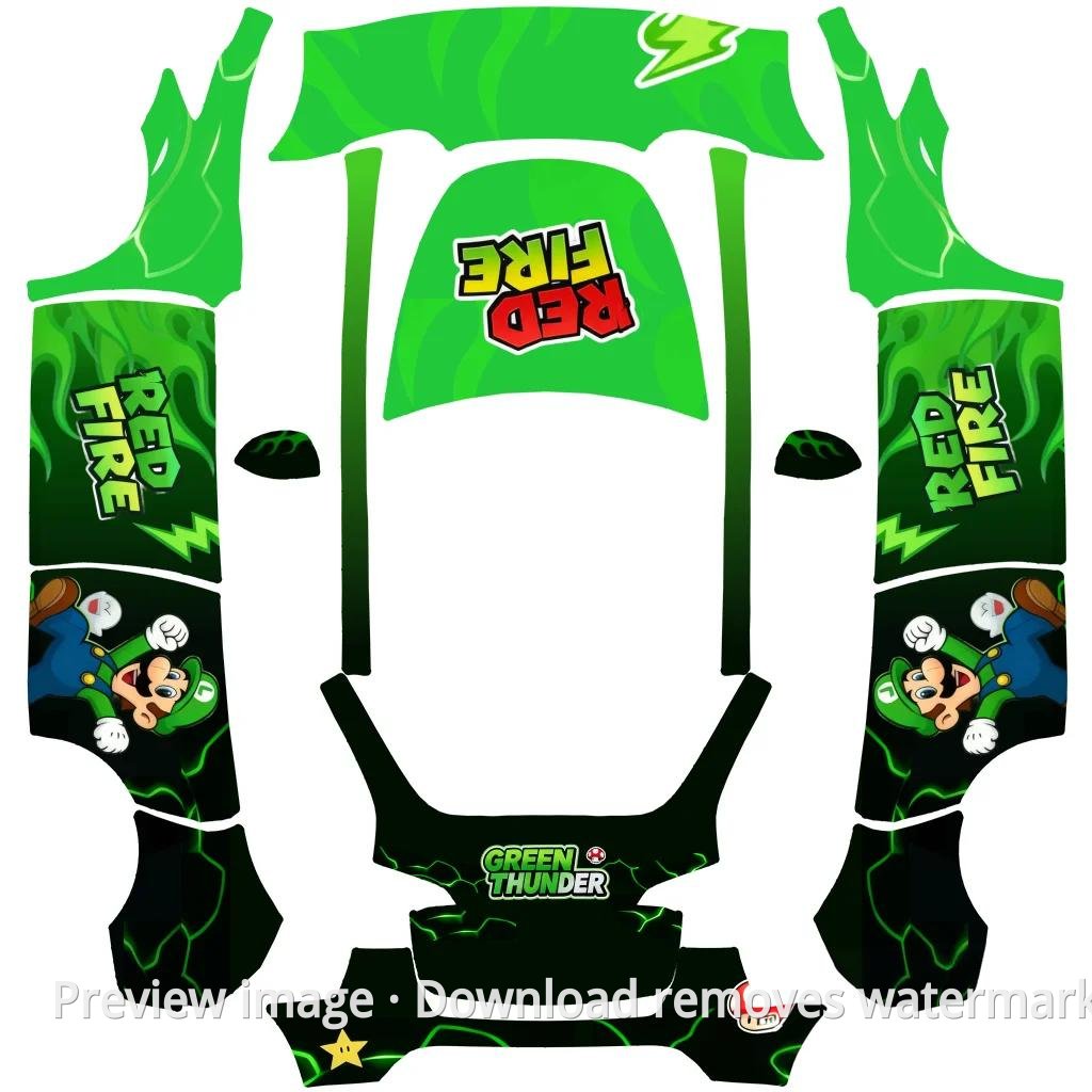 Model Y Custom Wrap Template