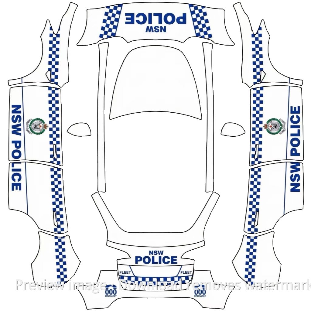 Police Public Security Graffiti - Model Y