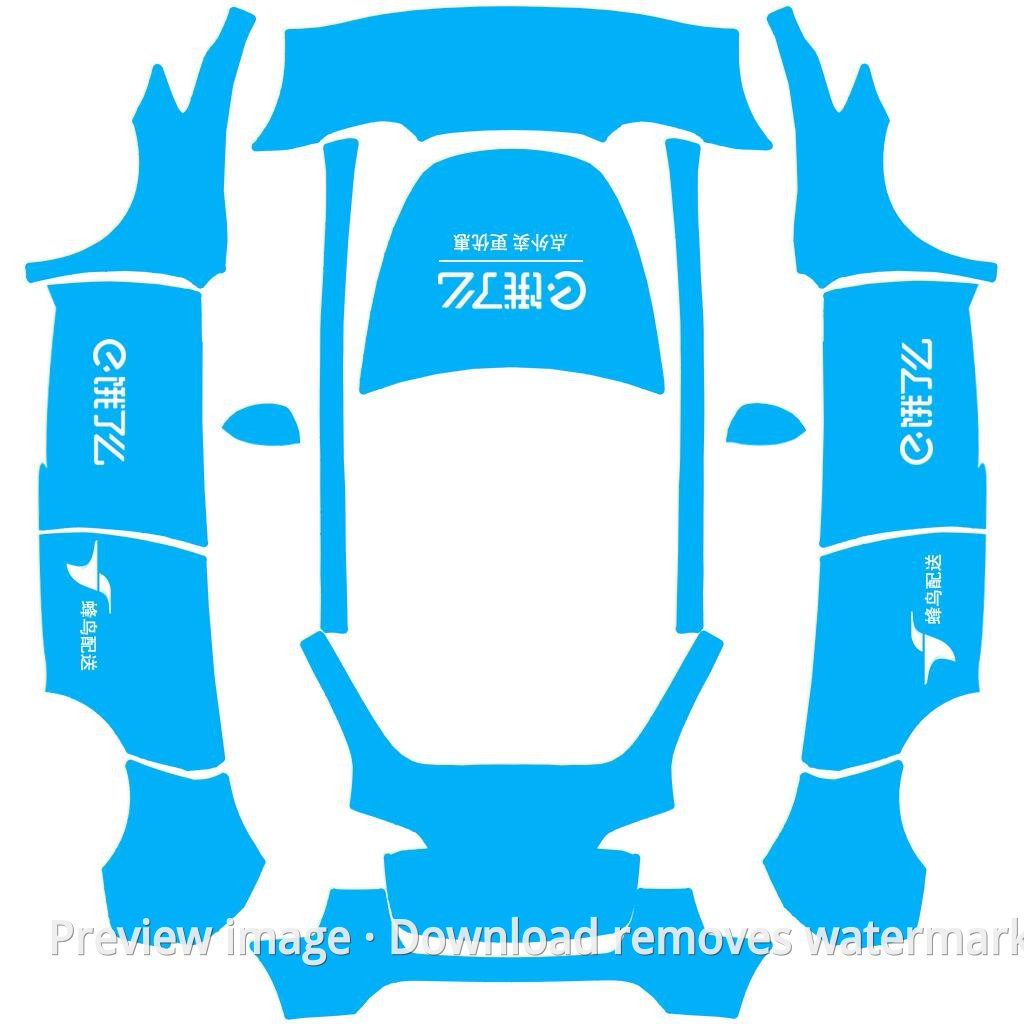 Ele.me Theme Model Y Wrap Template
