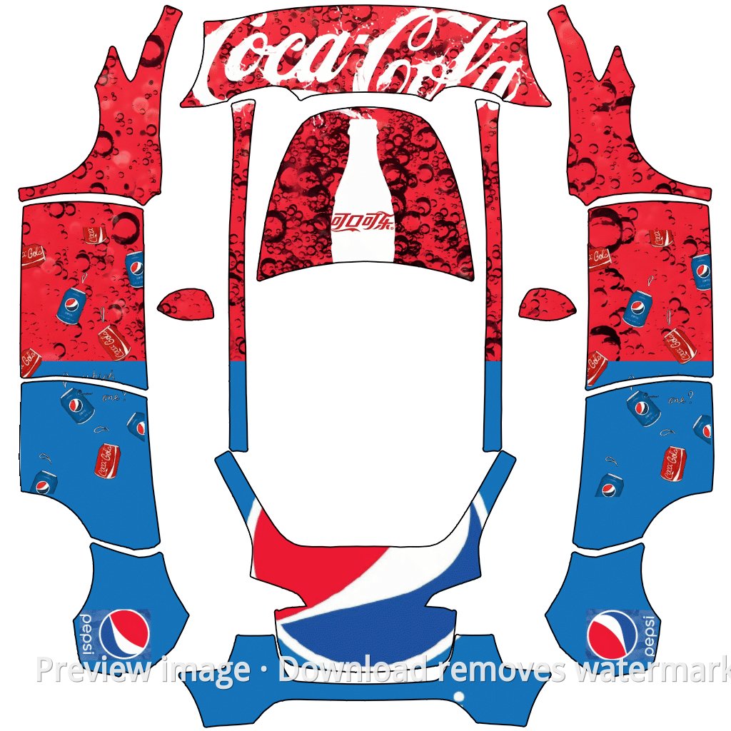Coca VS Pepsi 2-in-1 Theme - Model Y