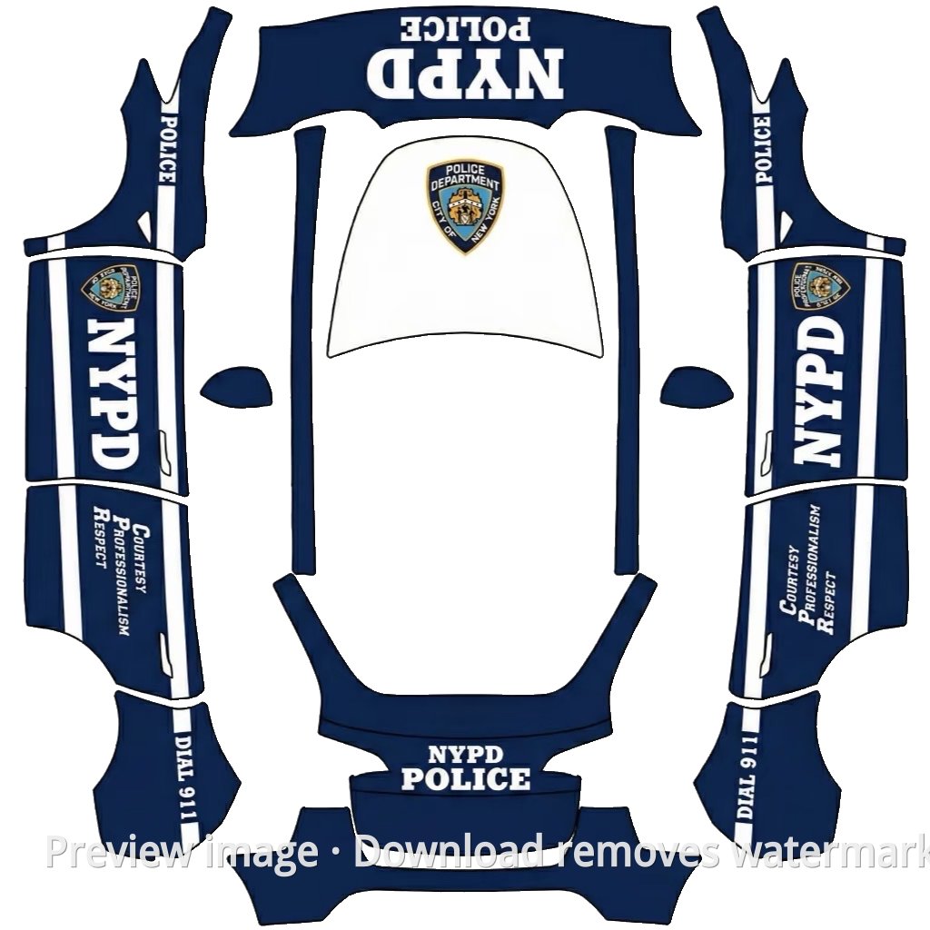 Police Public Security Graffiti 02 - Model Y
