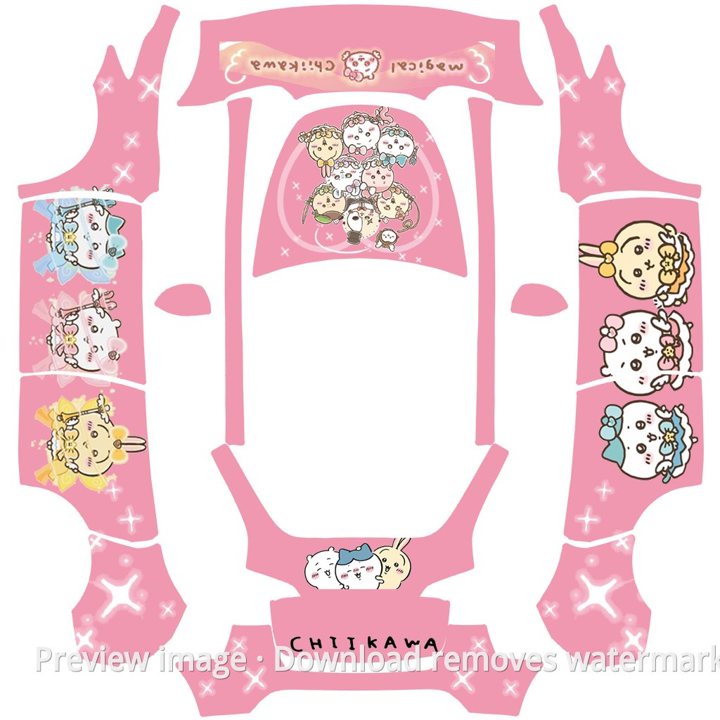 Chiikawa Magical Girl Cute Theme - Model Y