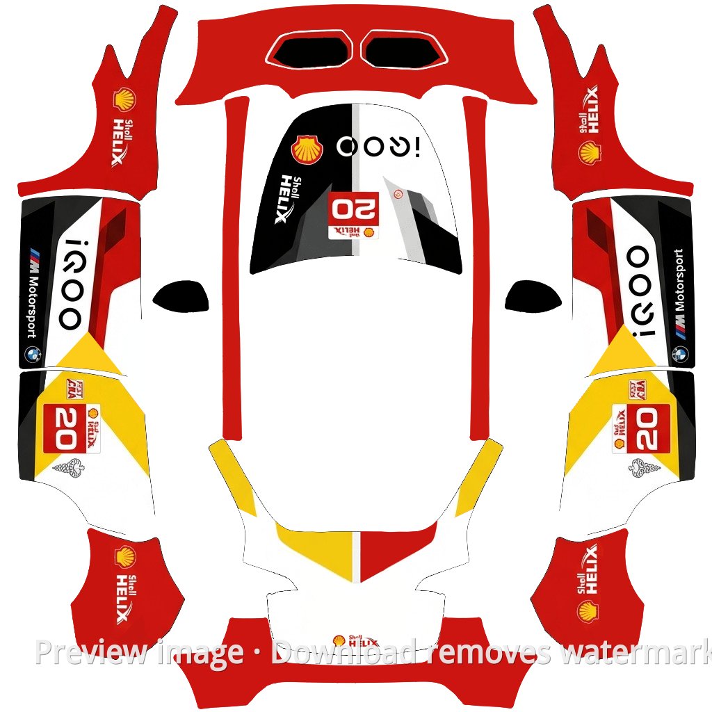 BMW Racing Refined Livery - Model Y