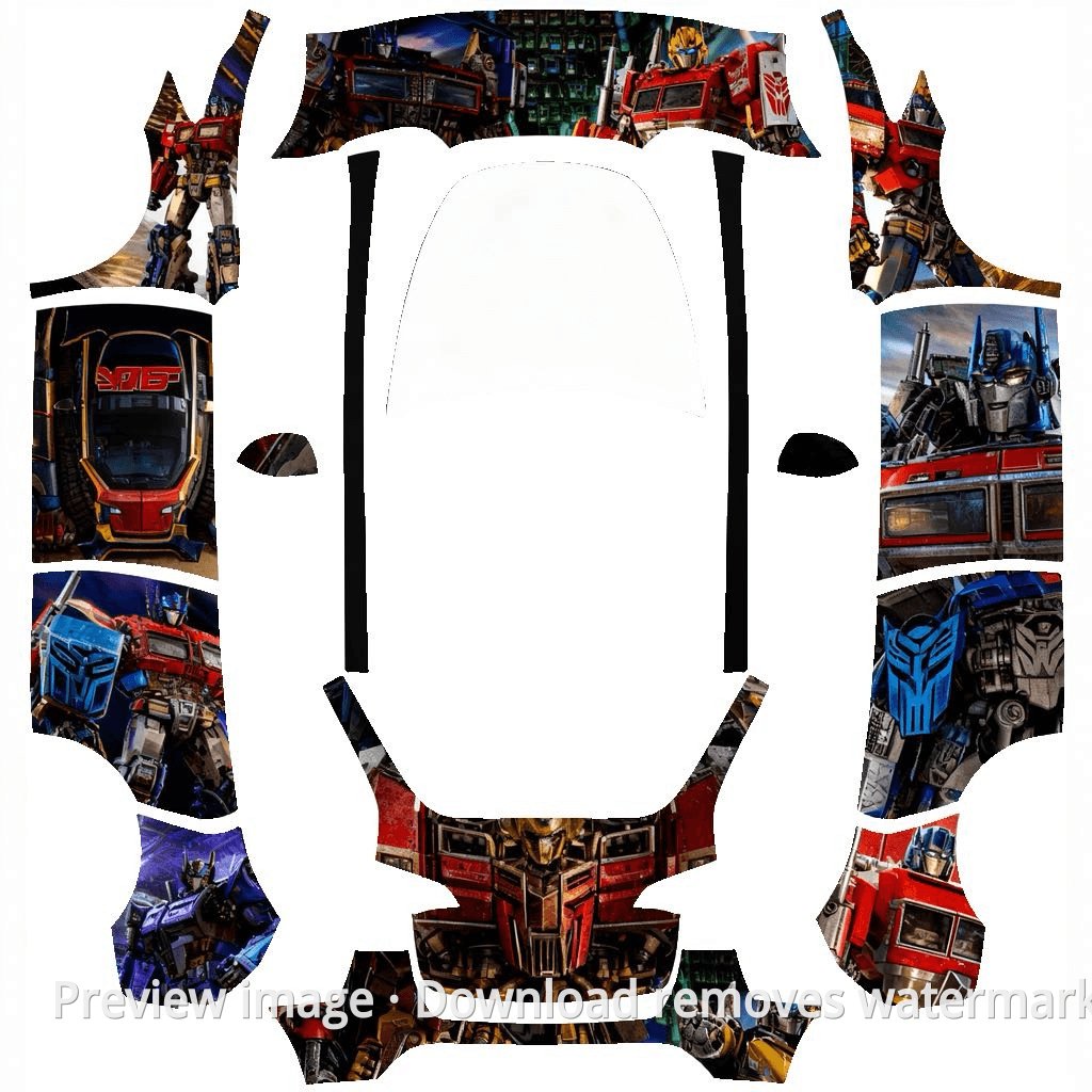Model Y Transformers Theme Wrap Template