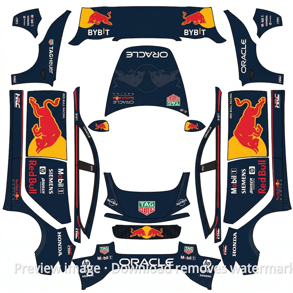 2025 Red Bull F1 Theme - Model Y