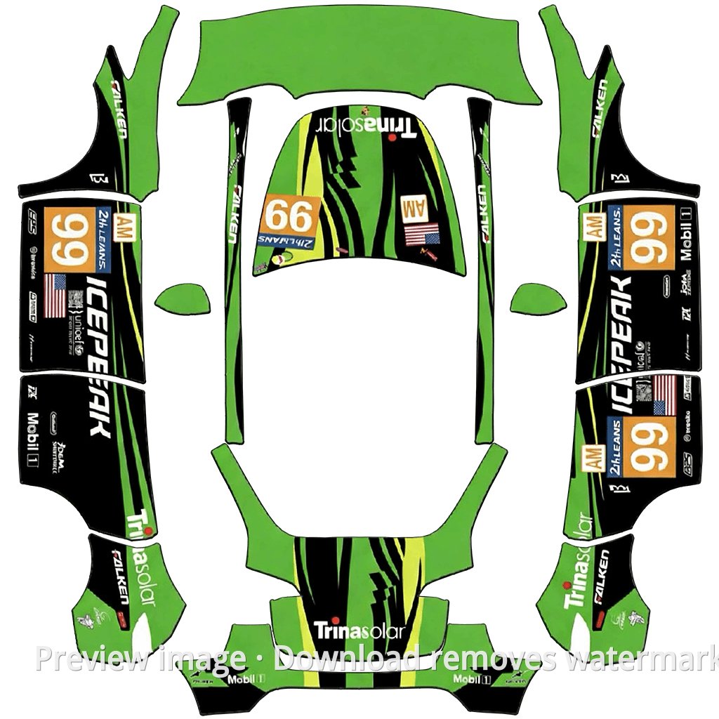 No. 99 Race Car Theme 2 - Model Y