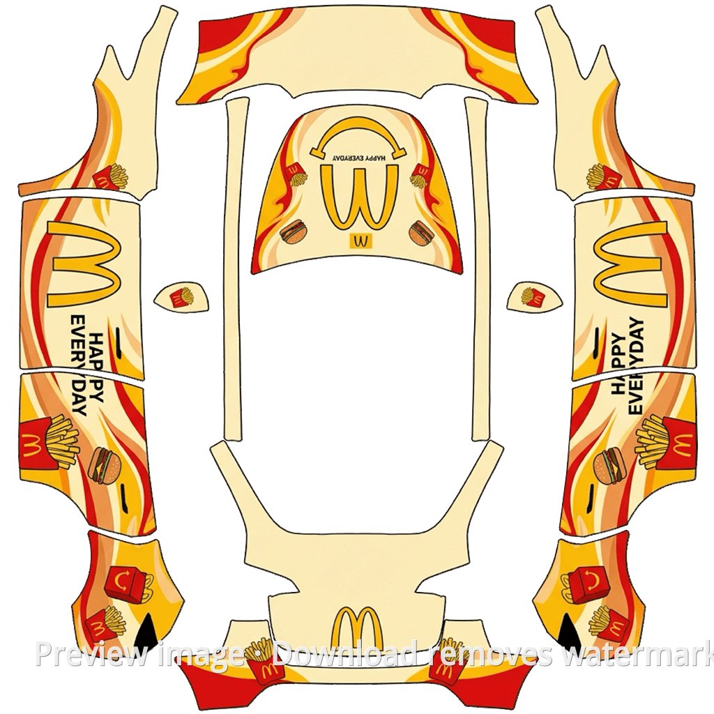McDonald's Premium Skin - Model Y