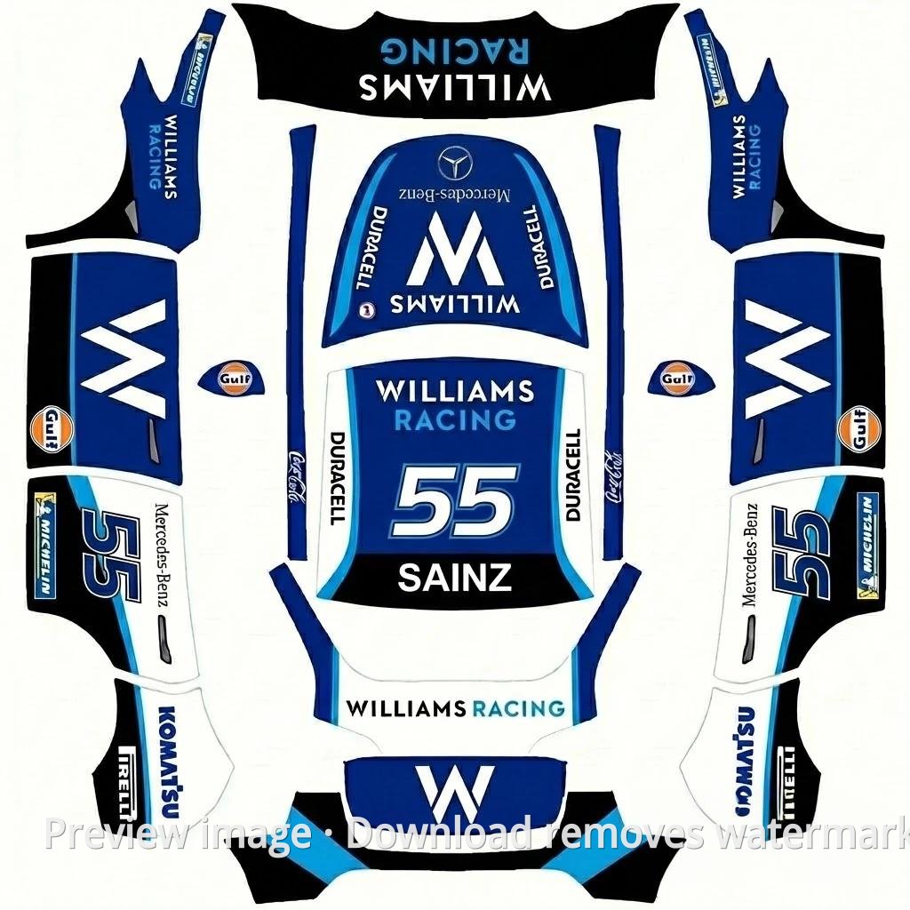 Mercedes-Benz Theme Model Y Wrap Template