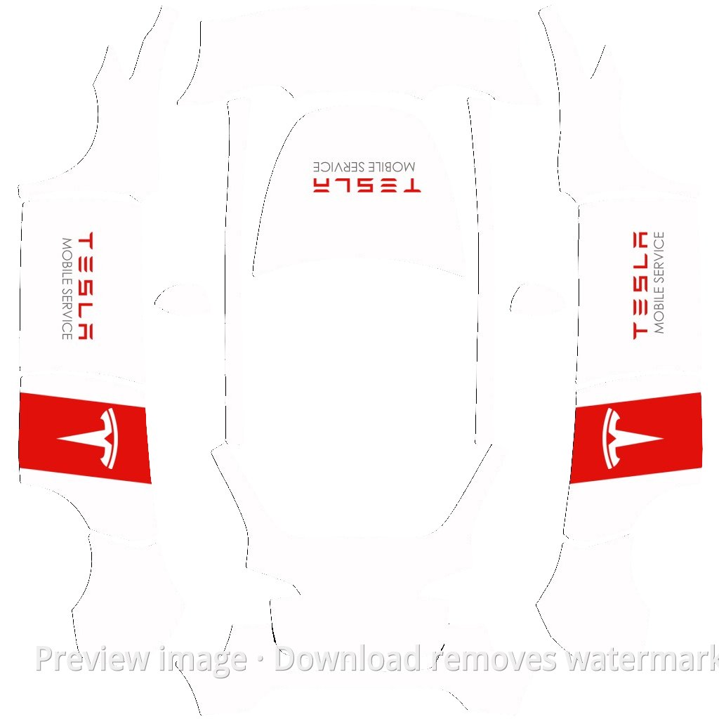 Internal Car Theme Model Y Wrap Template