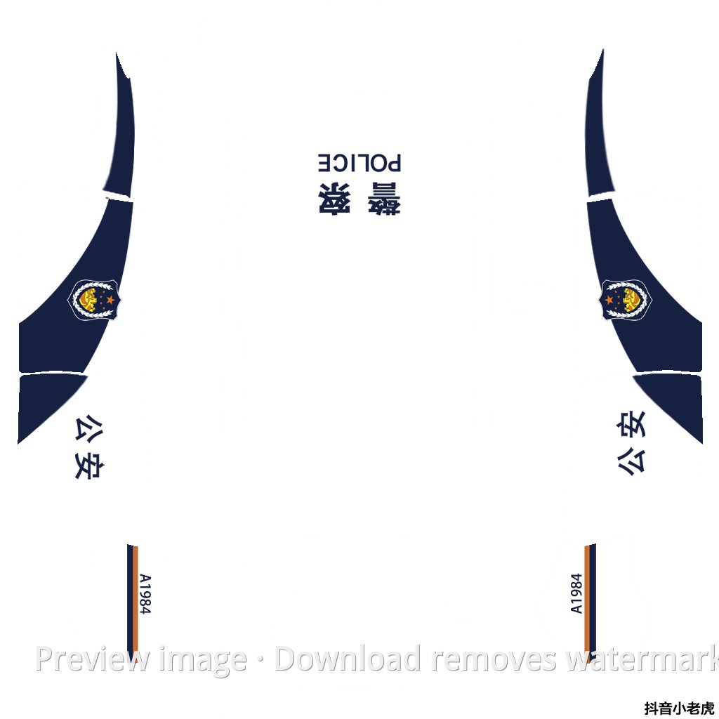 Model Y Vehicle Wrap Template