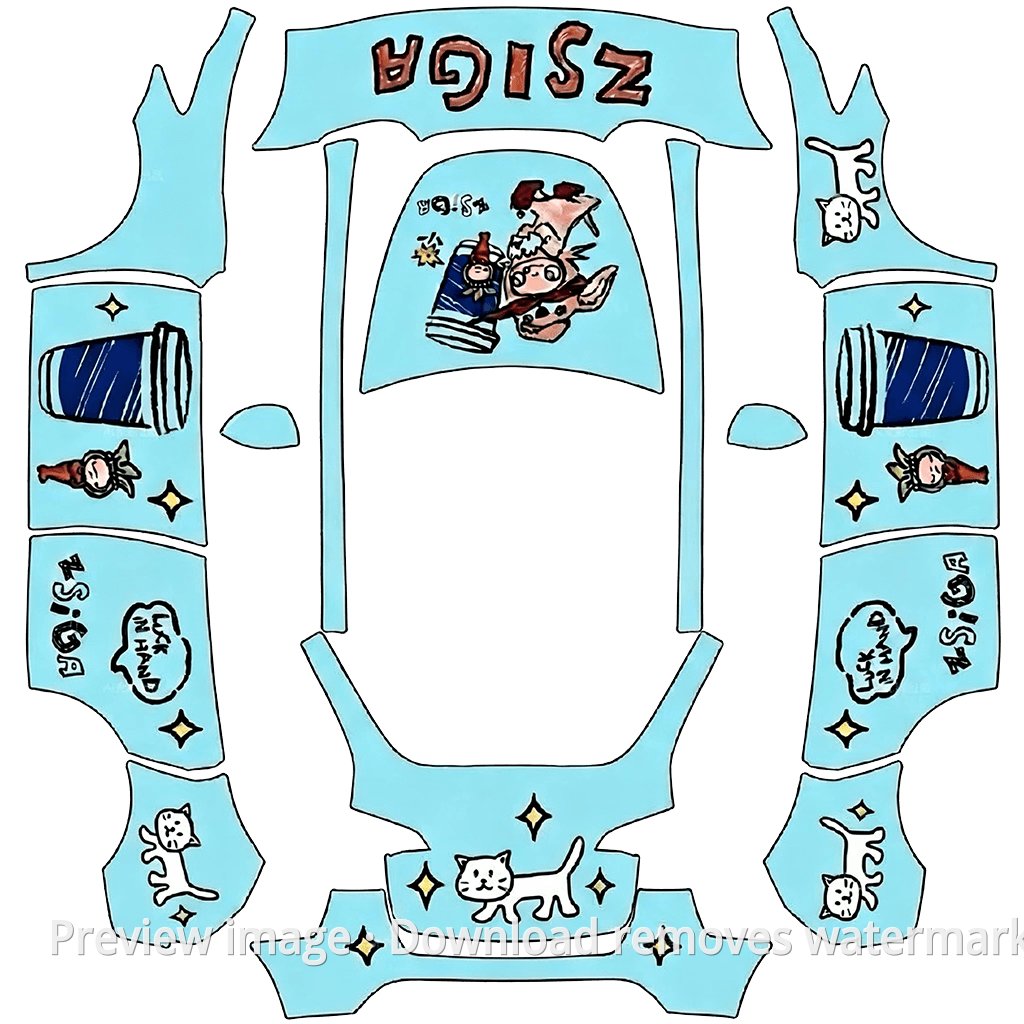 POP MART Zsiga Series Skin 1 - Model Y
